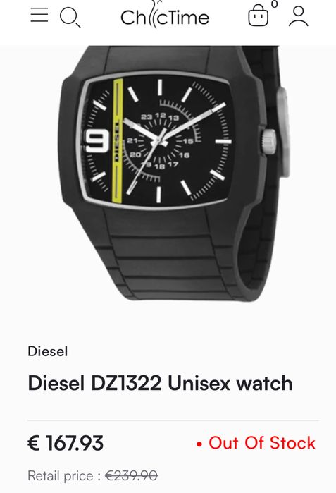 Мъжки часовник Diesel DZ1322 Намален