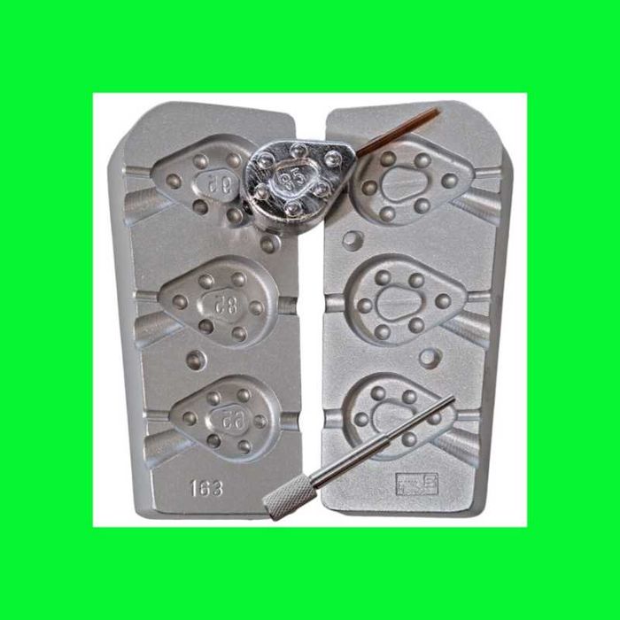 matrita plumbi pescuit  cod 163 cu autointepare 65g / 85g / 95g gripa