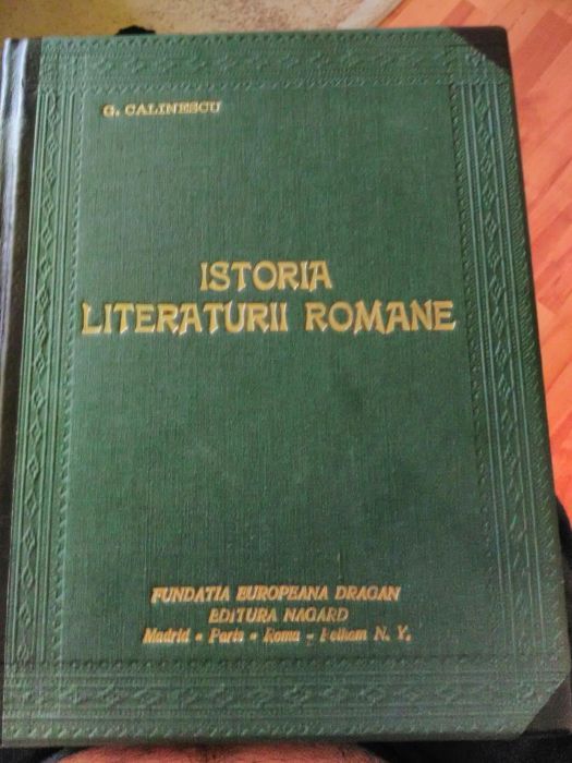 Unicat Istoria Literaturii Romane George Călinescu