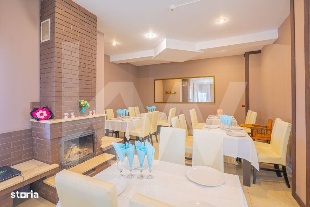 Afacere la cheie, pensiune-restaurant-terasa-14 unitati de cazare-Tran