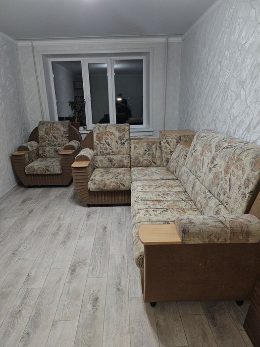 Угловой диван с креслом