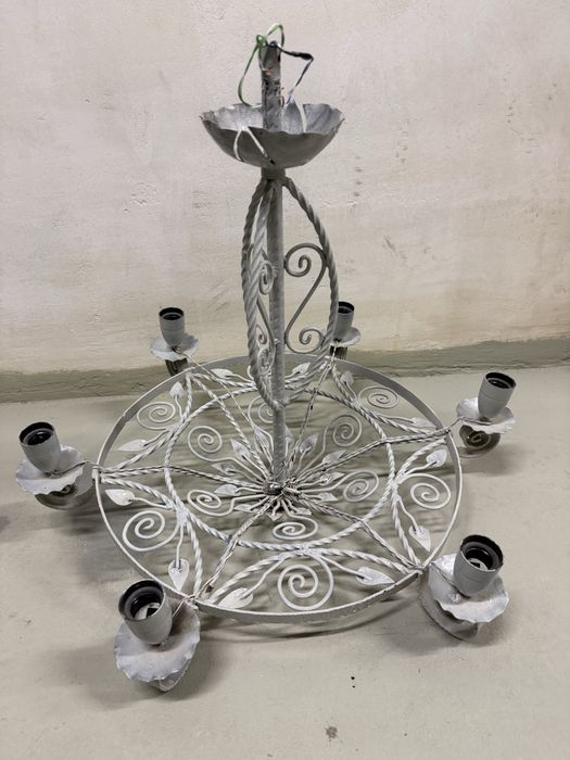 Lustra si veioza din fier forjat