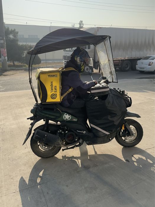 Skuter uchun chexol Sovuq va yomgirli havoga