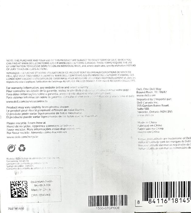 Doking station dell pentru tabletele Venue si Latitude