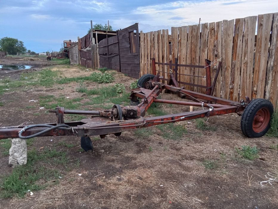 Сено косилка с граблями