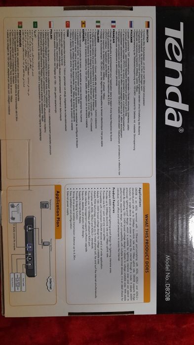 Tenda ADSL Modem не роутер нету вай фая