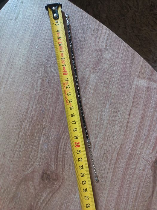 Bratara din argint 925 cu pietre negre Marquise