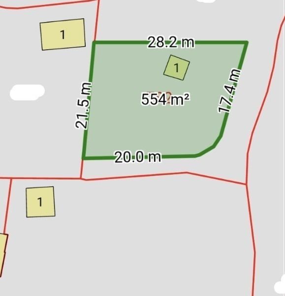 Парцел в София, област- площ 558 цена 45000