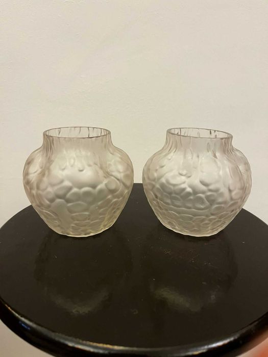 Superb set doua piese din cristal bizonat bibelou bibelouri ieftine