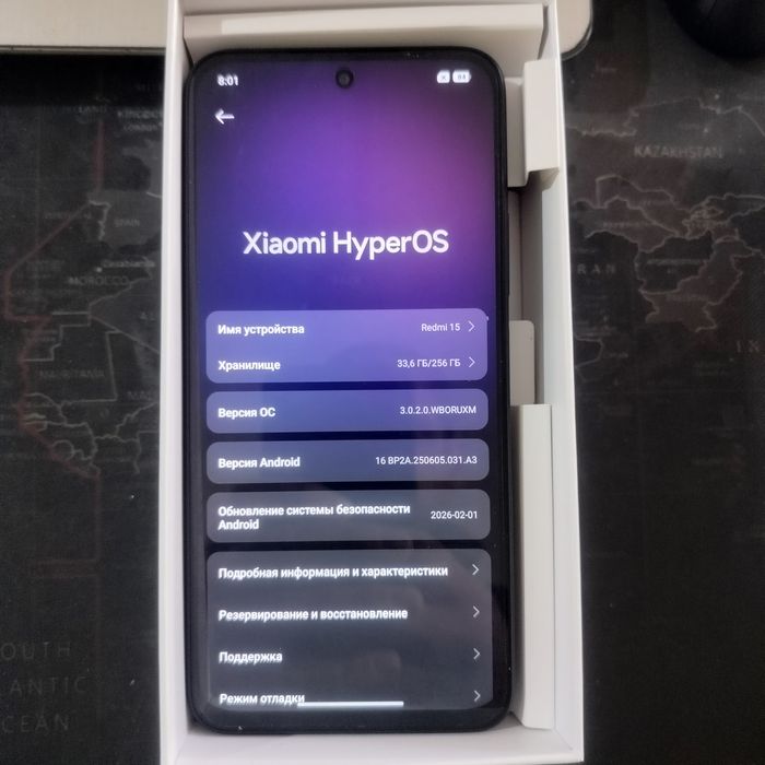 REDMI 15, 8+8 OPERATIVKA,256 GB XOTIRA, Ideal Holda