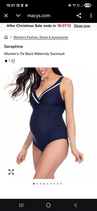 Costum baie gravide Maternity M Seraphine