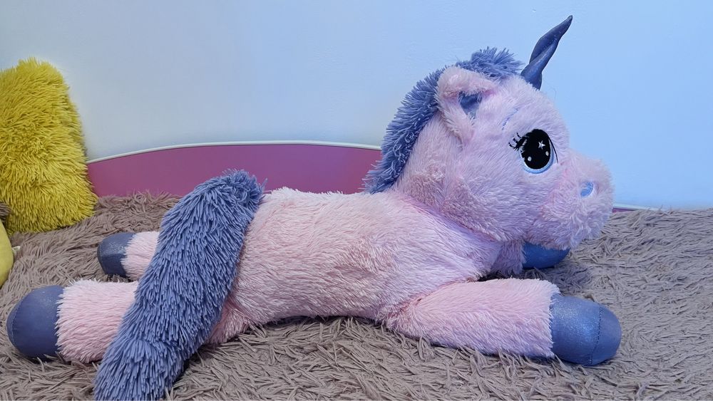 Unicorn roz - 80 cm