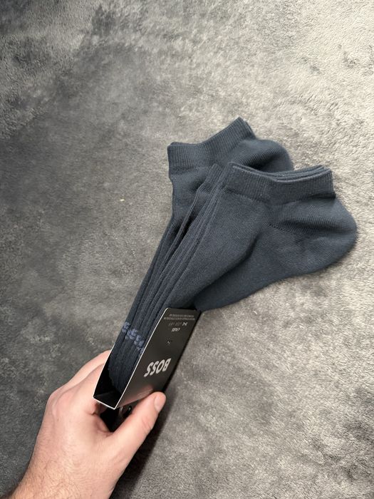 BOSS set 4 perechi sosete scurte bleumarin marimea 39-42 noi originale