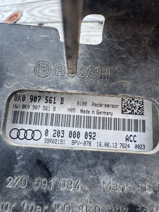 Audi A4 A5 S5 дистроник сензор радар