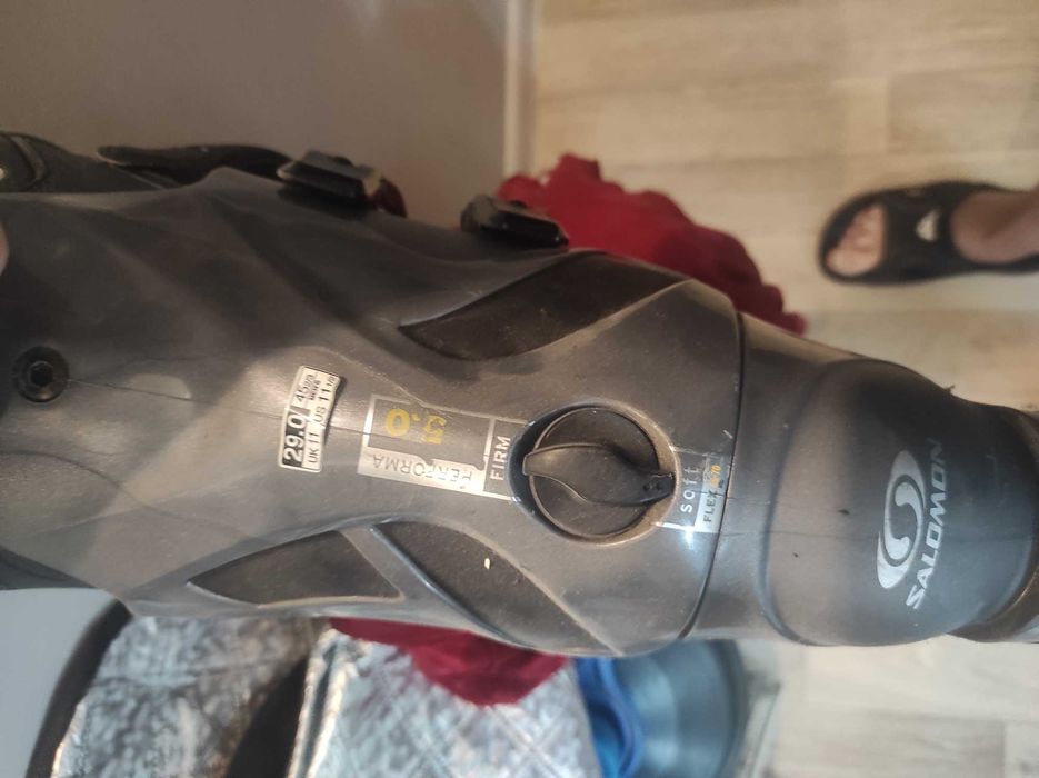 Лыжи горные с ботинками