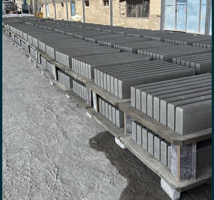 Брусчатка Шлакоблок ПЕСКОБЛОК Рванный Заборный Газоблок