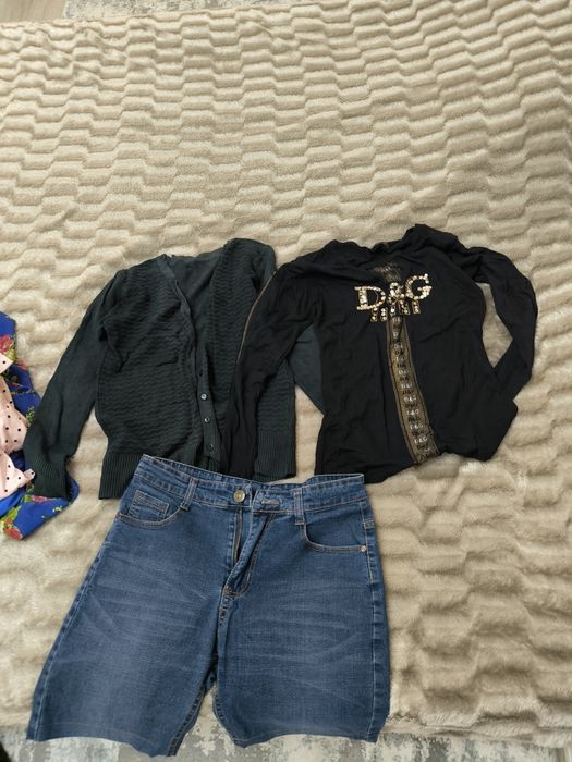 Кофта, платье, шарфик