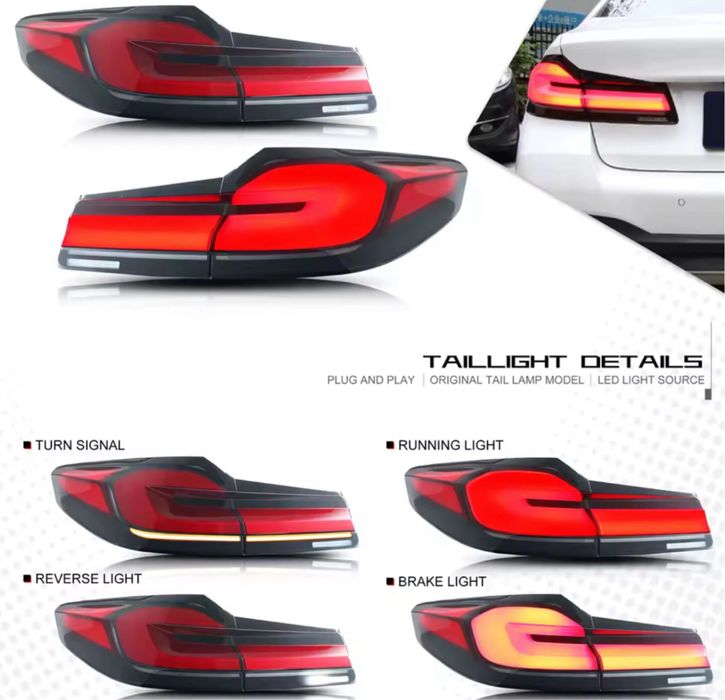 Set Stopuri Full LED Lampi Triple Lampa Spate Bmw Seria 5 G30 2017-20