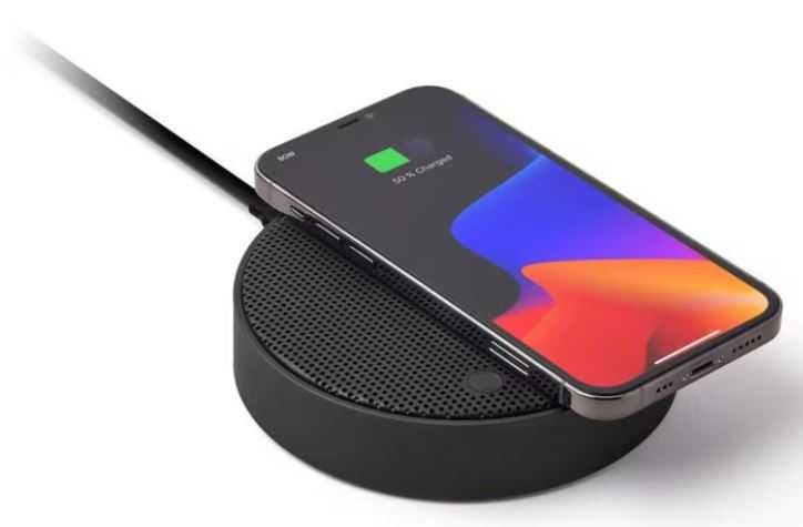 Incarcator 3in1 Lexon Oslo Energy, Qi 10w, BT si difuzor 5W, microfon