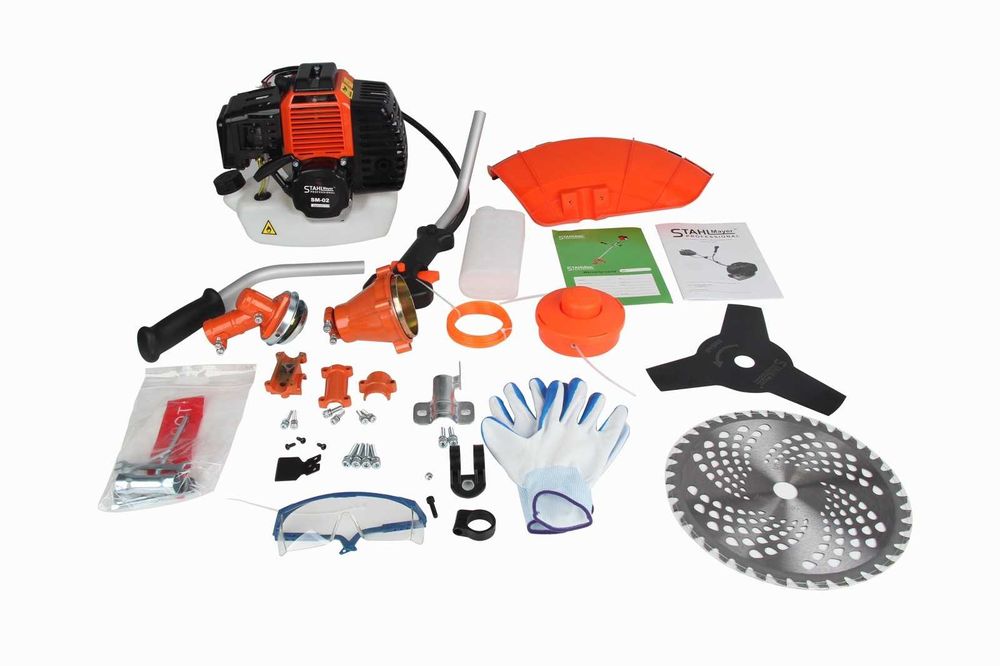 Бензинов Тример STAHLMAYER 74 Куб.НЕМСКИ с Аксесоари