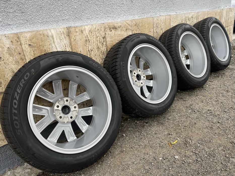 Jante 17 VW Arteon Passat B8 Skoda Superb 3 Anvelope 215 55 R17 M+S