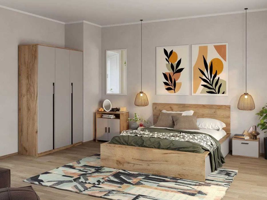 Dulap 3U Casmir / Stejar Siena