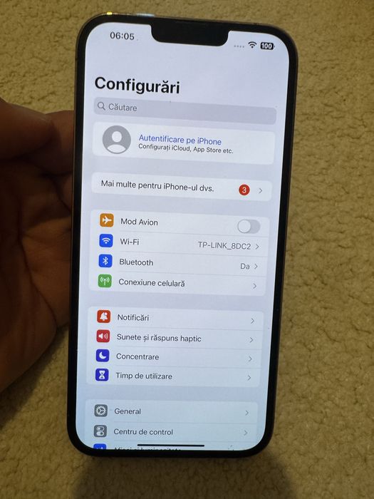 Iphone 13 pro max ios 16.1 , baterie noua
