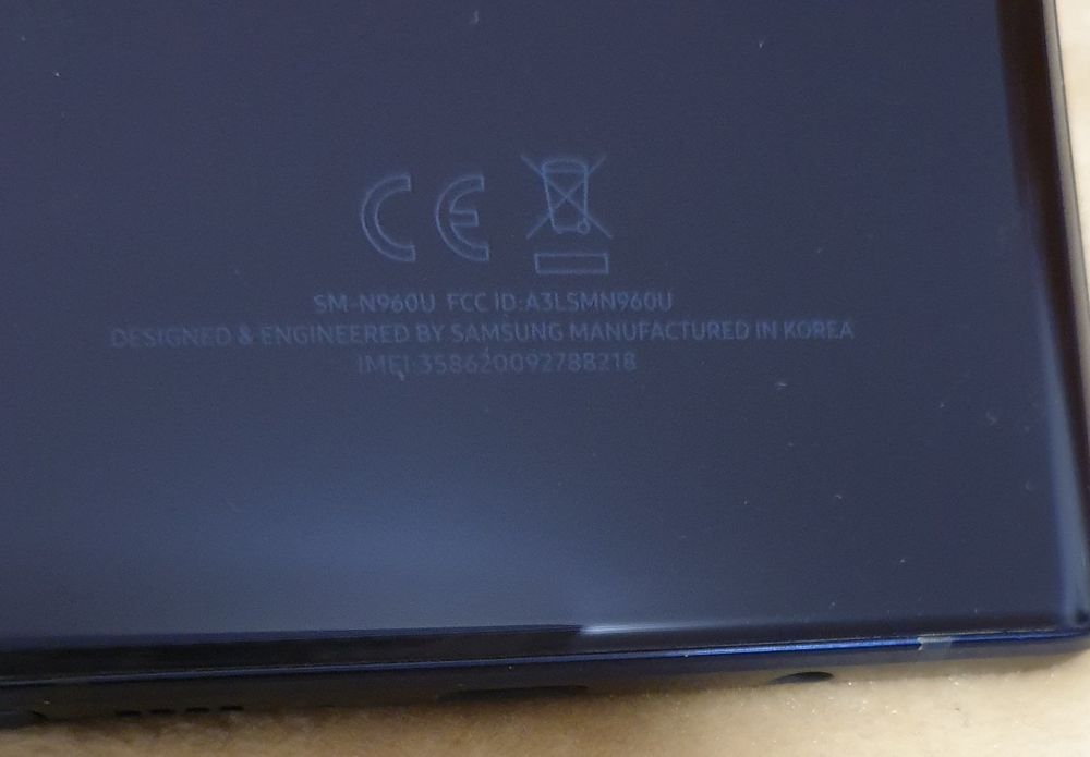 Samsung Note 9 dual sim