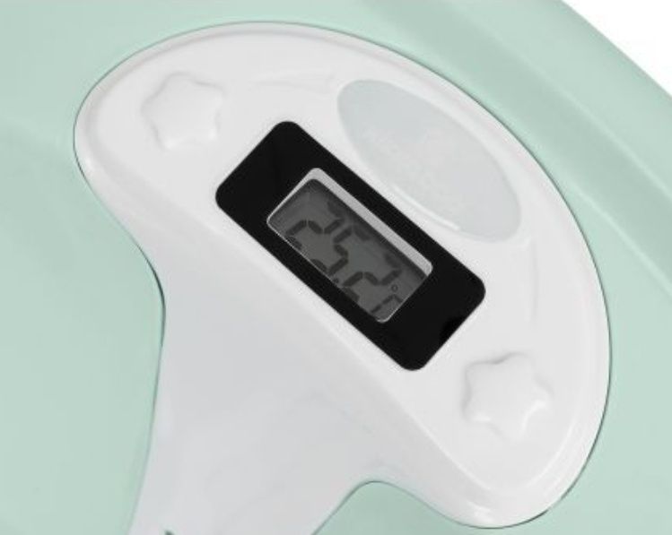 Kikkaboo Вана корито за бебе Lavera Mint с вграден термометър и подлож
