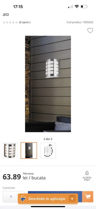 Aplica de perete Rabalux Sevilla 8799