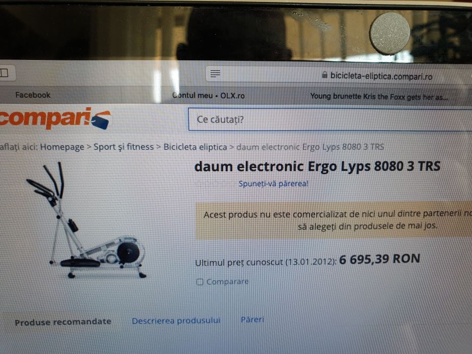 bicicleta Eliptica ergo lips daum profesional premium ca nou