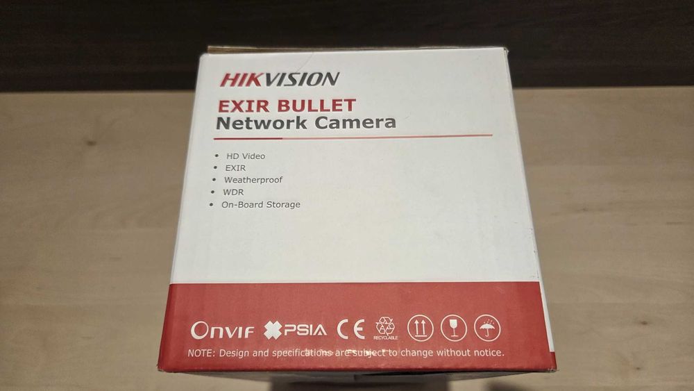 Camera Hikvision IP Bullet 8MP 4K, IR 50m, lentila 2.8mm, PoE, Folosit