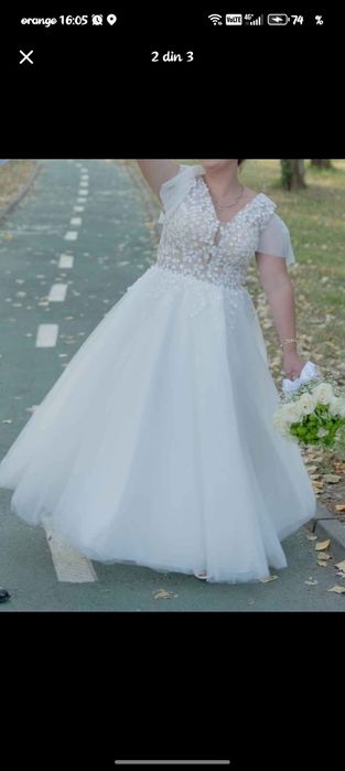 Rochie mireasa mărime 42-44