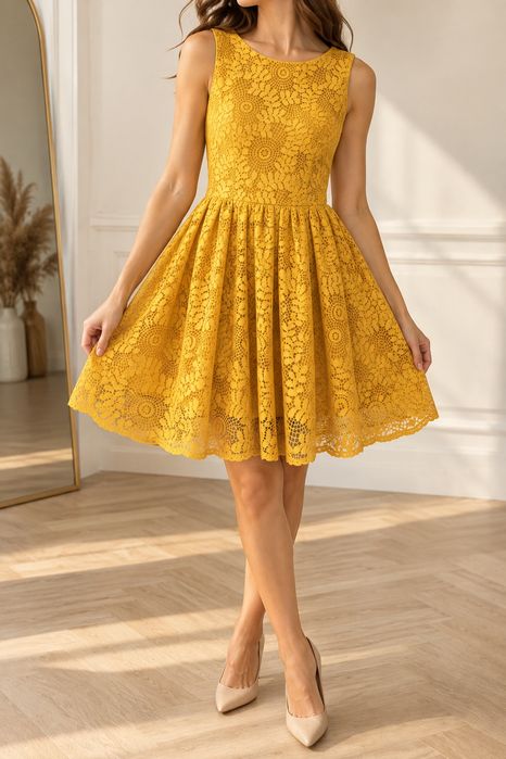 Rochie Poema galbena
