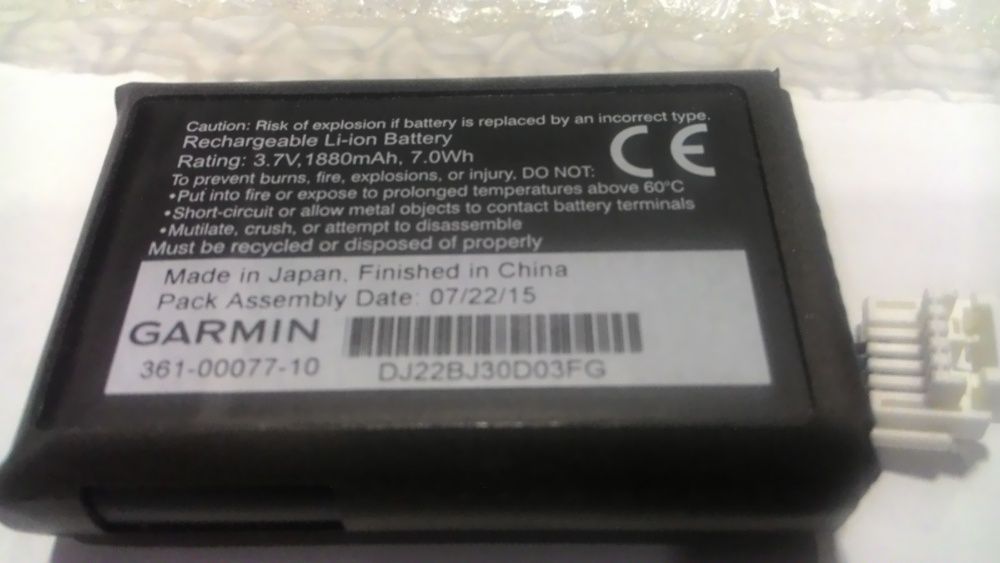 GARMIN zumo 590 LM Аккумулятор