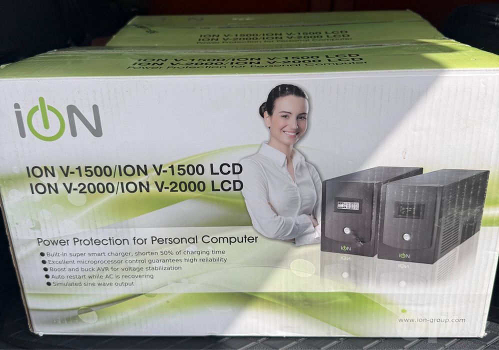 UPS / ИБП ION V-2000 LCD 2000VA / 1200W