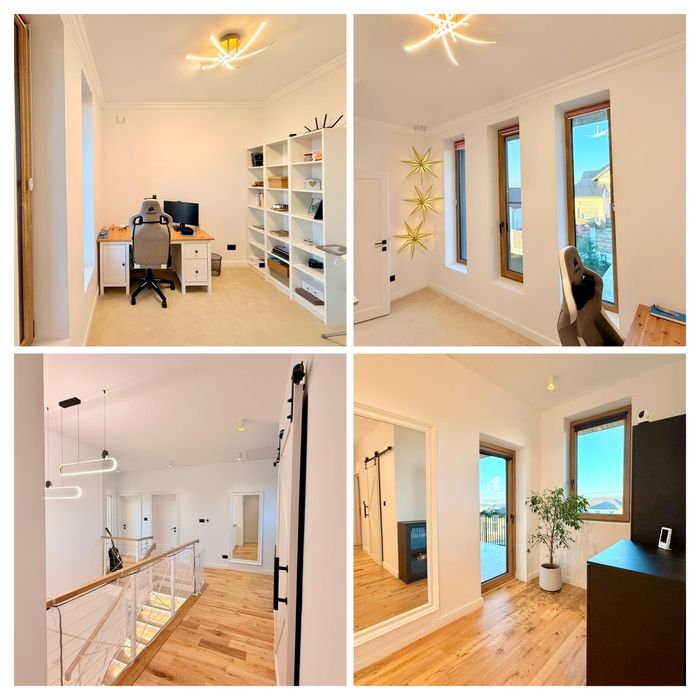 Casa moderna, 2021, 158mp utili, garaj, clasa energetica A, panouri