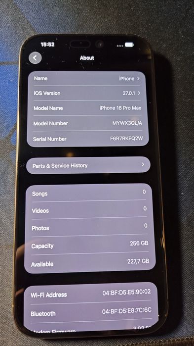 iPhone 16 pro max
