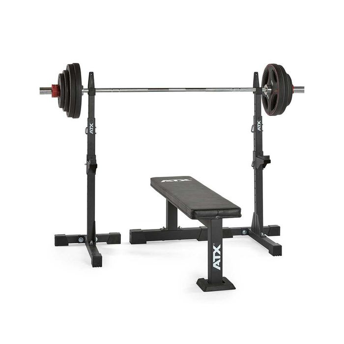 Стойки за Лост и Пейка , Фитнес Комплект Лежанка и Поставки