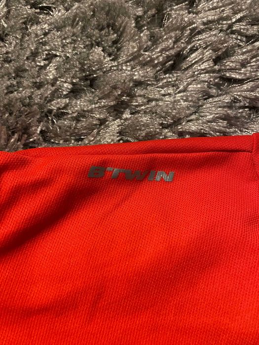 tricou ciclism btwin dama