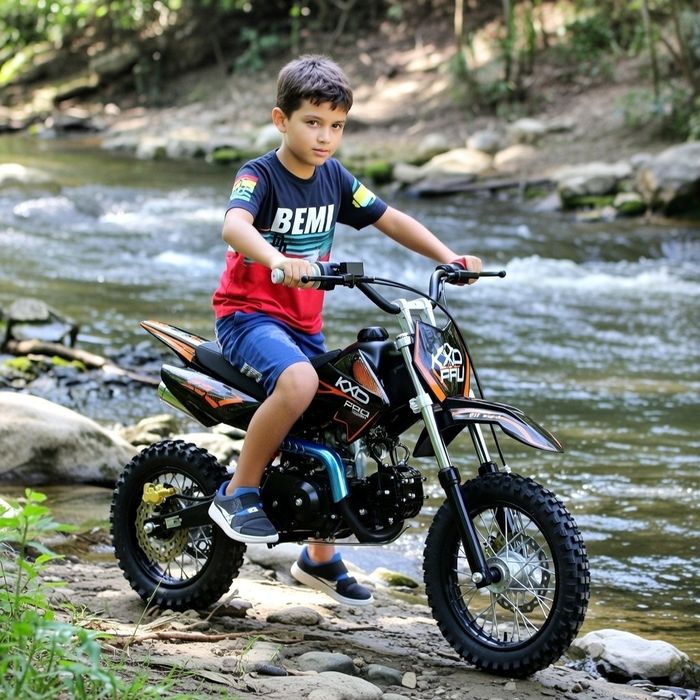 Moto Cross KXD 125cc DB-607 A J14/12" automatic buton
