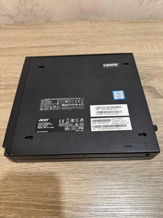 Mini PC Acer Veriton N4640G | 8GB RAM | 256GB SSD | Slot PCIe