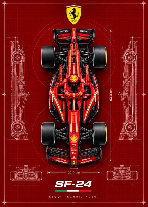 Poster Formula 1 - Ferrari RedBull Mercedes
