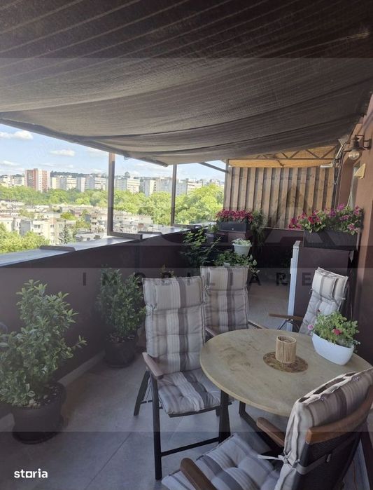 Penthouse de 170mp, terasa de 26mp, mobilat modern, zona Nobori