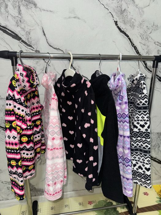 Кофты флис на девочек