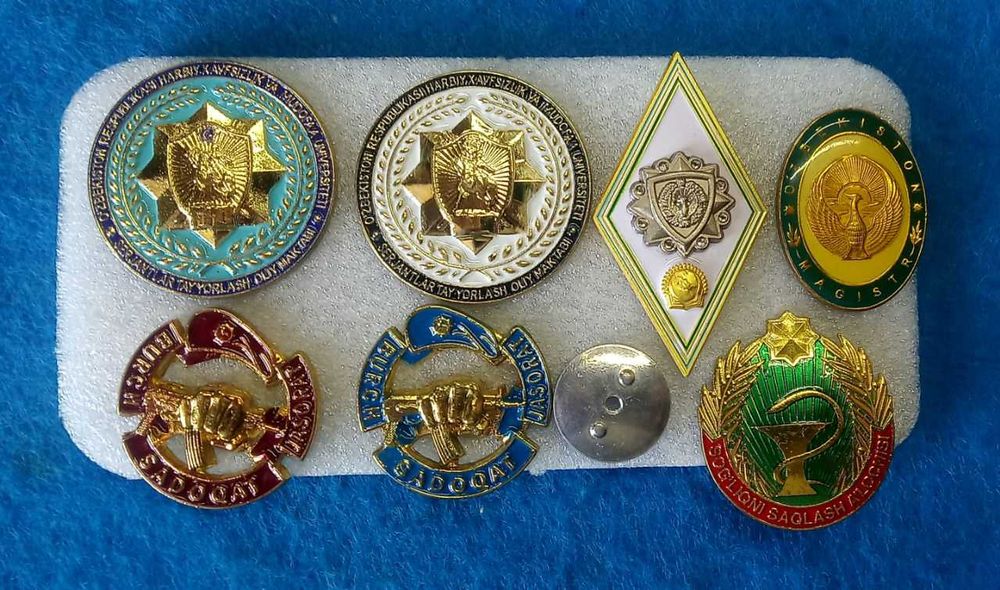 значки и знаки Узбекистан  тяжелый металл