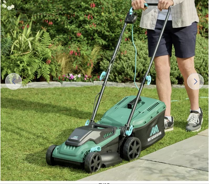 Kit Mașină de tuns iarba McGregor de 34 cm, 1400 W  + Trimmer 350W