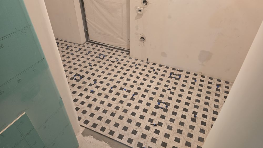 Укладка кафеля керамогранит