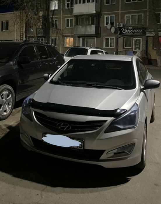 мухобойка, дефлектор Hyundai Accent Solaris