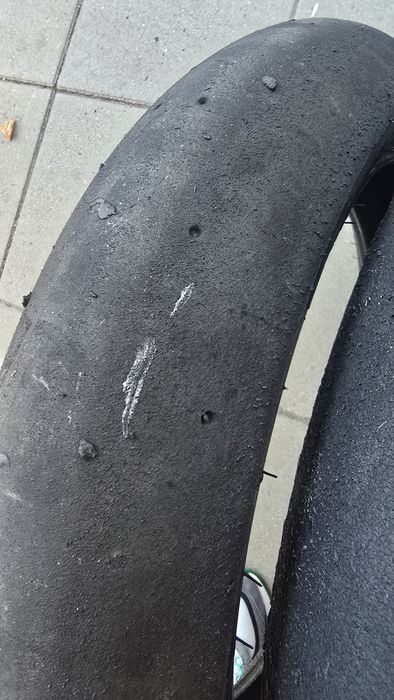 Metzeler TD slick 190 55r17 и 125 70 17